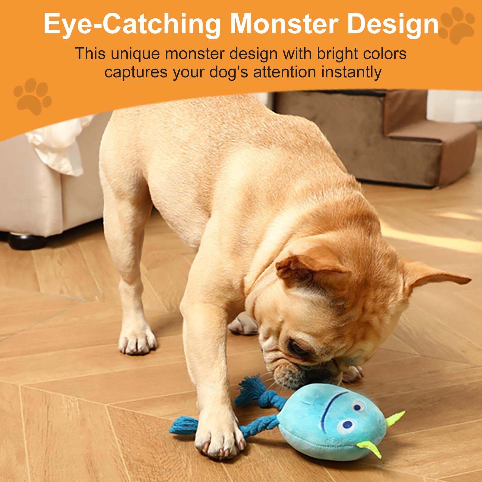 lilfrd dog toy puppy tug-rope for teething and playtime