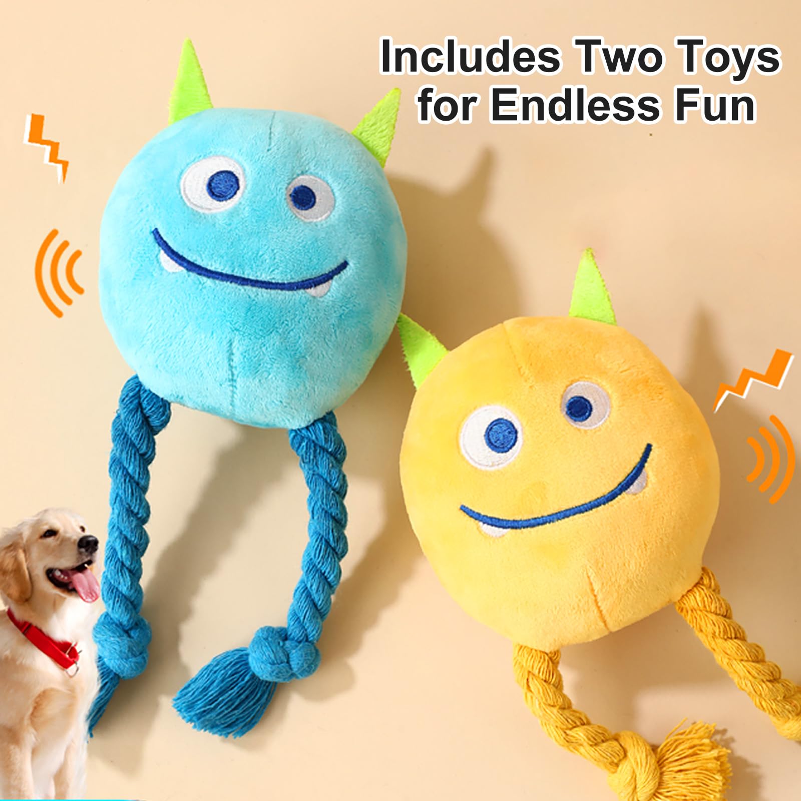 lilfrd dog toy safety reminder for supervised play with non-aggressive chewers