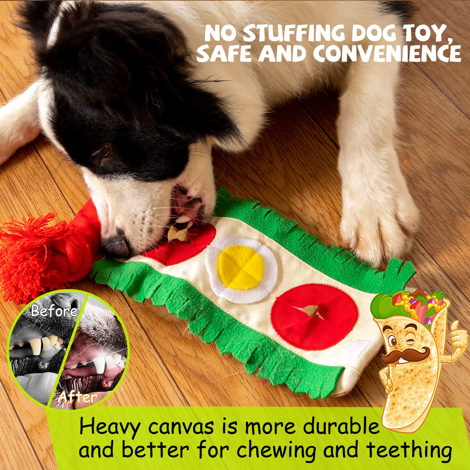 lilfrd sturdy-canvas-enrichment durable canvas for tough play and chewing