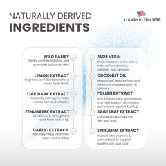 Lillian Ruff aloe-infused formula graphic emphasizing gentle hydration.