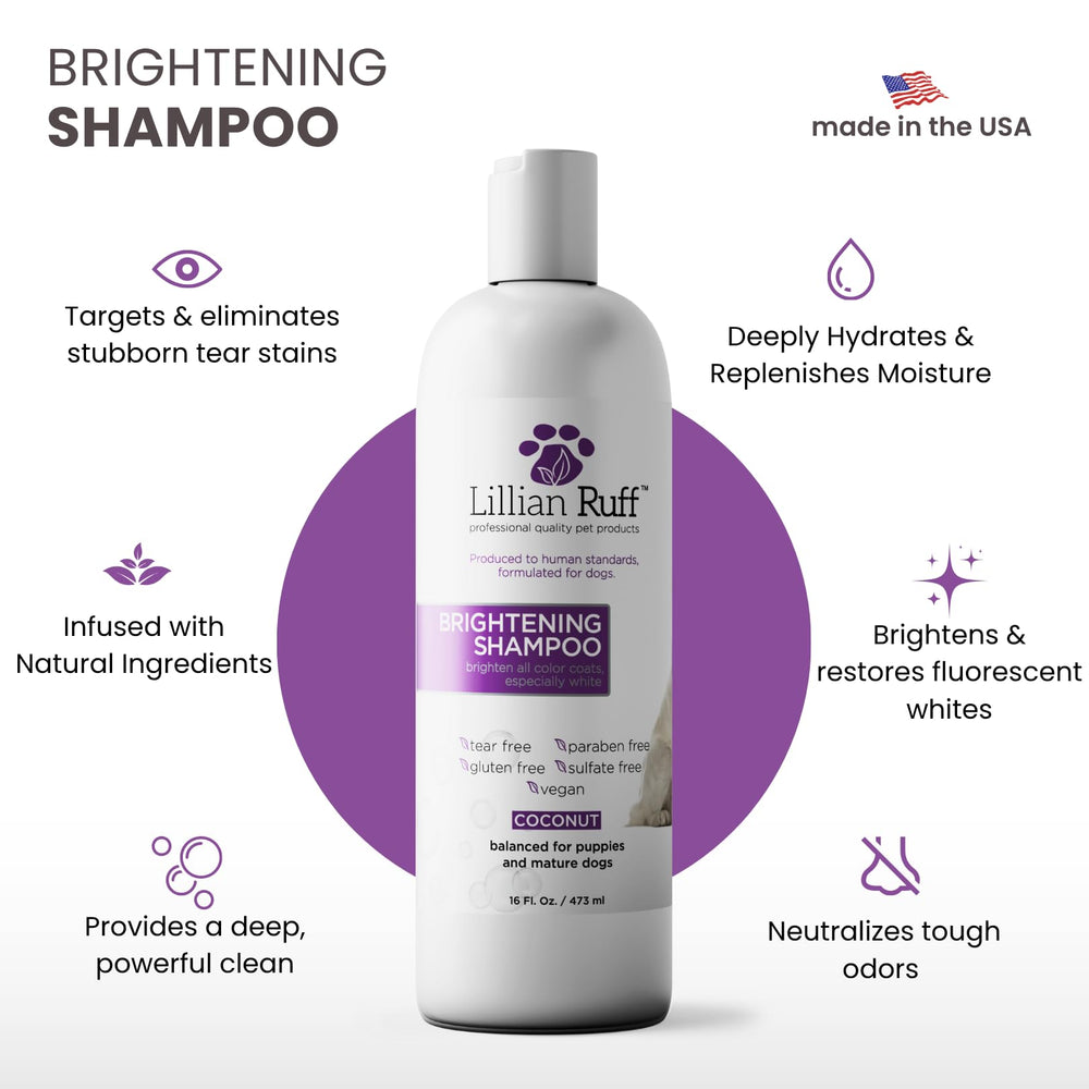 Brightening lather from Lillian Ruff creates rich foam for rinsing.