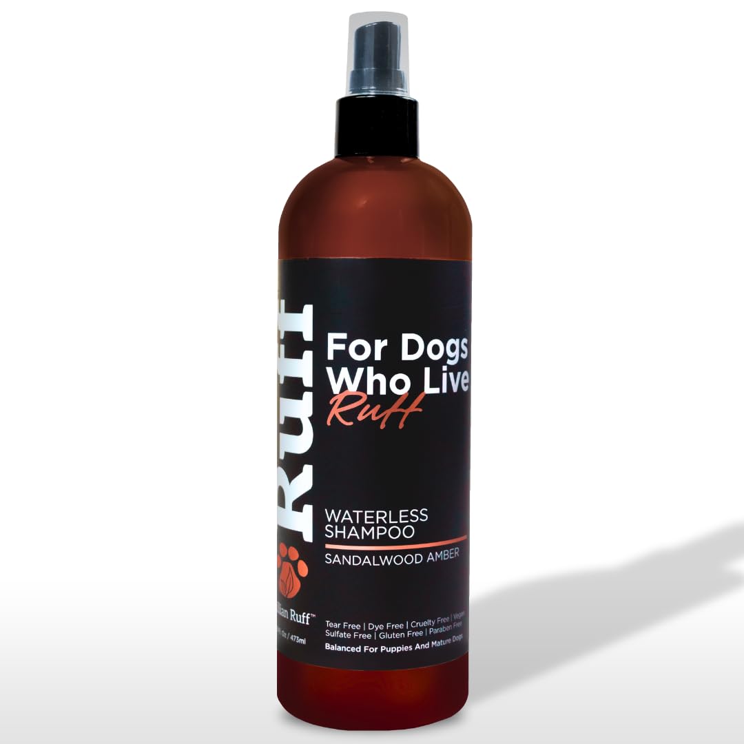 Ruff by Lillian Ruff no-rinse bottle ready for quick coat refresh.