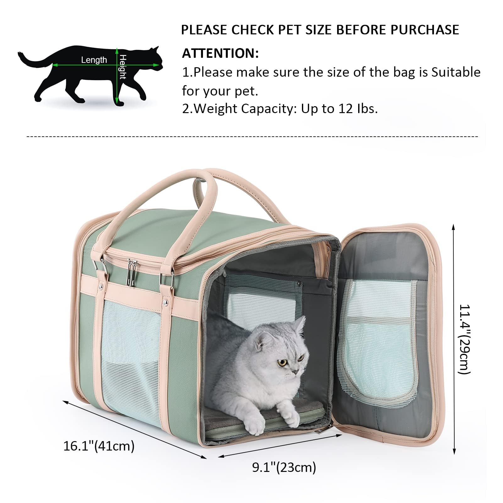 Lilliella airline-approved carrier interior reveals soft lining that reduces pet stress