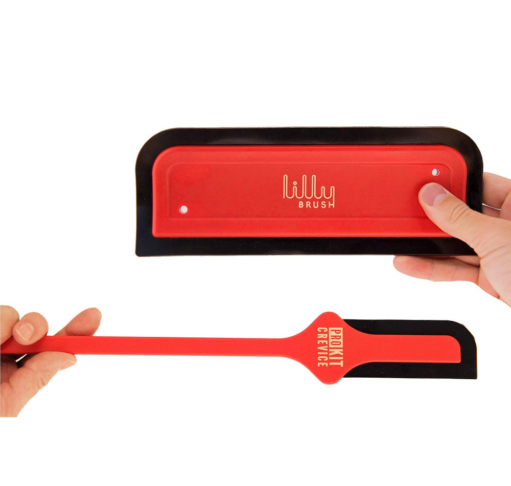 Kit contents of Lilly Brush Pro with Detailer and Crevice Tool