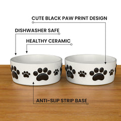 LILO DESIGN CO bowls with silicone anti-slip rings reduce sliding for messy-free floors