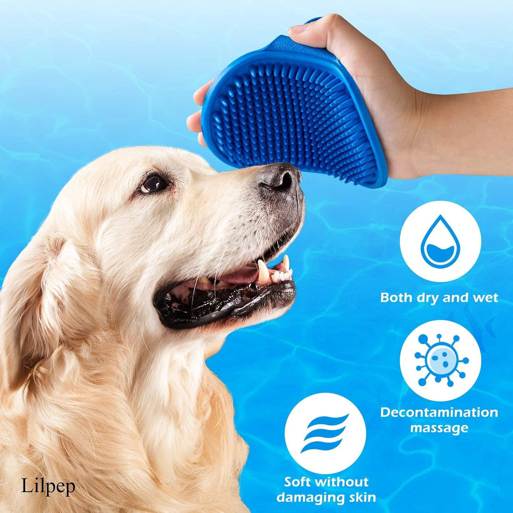 Lilpep dog and cat grooming kit helps keep fur clean and tidy during baths.