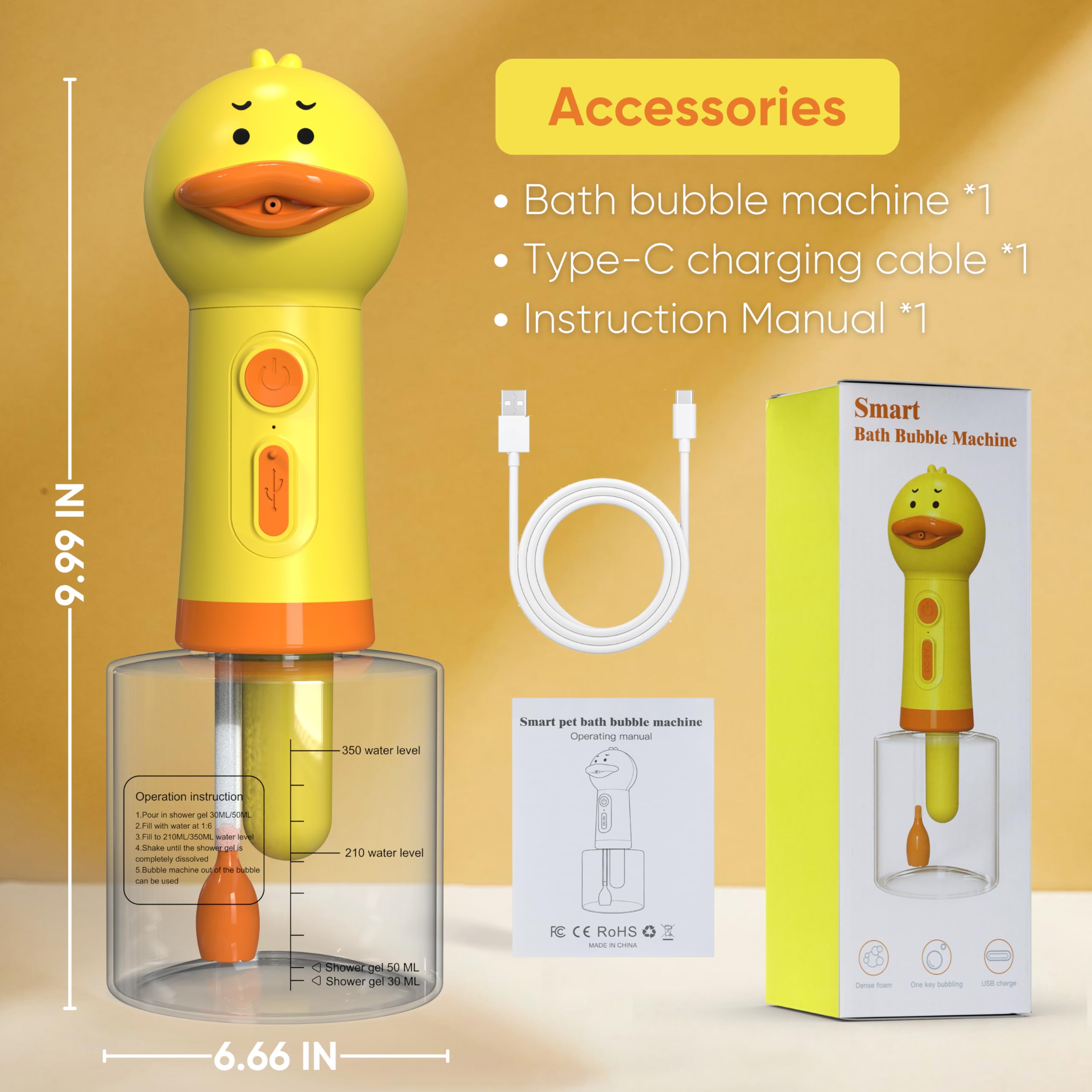 LilyAbeille 1200mAh battery image emphasizes long runtime for extended cleaning sessions.
