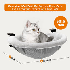 Lilyang cat bed steel frame provides sturdy support up to 50 lbs