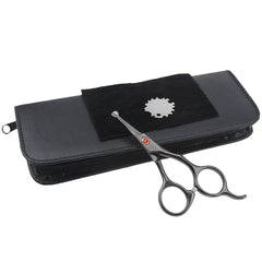 LILYS PET round-tip safety scissors emphasizing delicate-area protection during grooming.