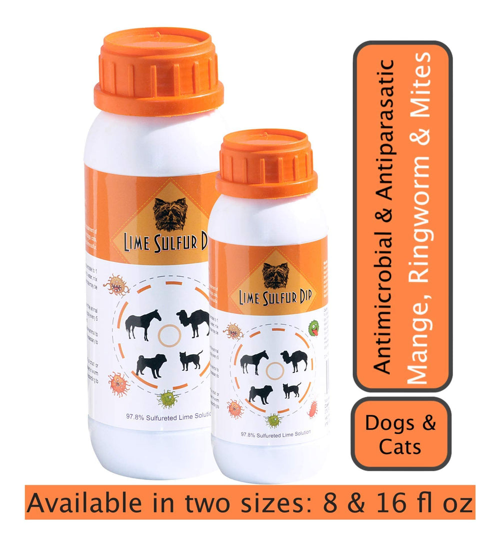 Classic's Lime Sulfur Dip step-by-step dilution instructions.