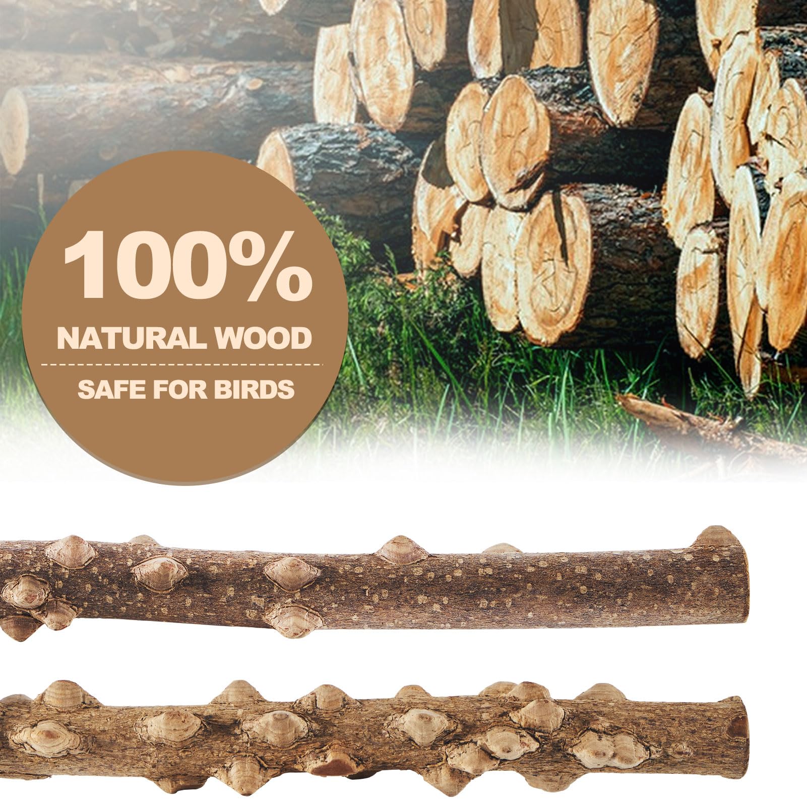 LIMIO easy-install perches secure quickly with wing nuts and bolts