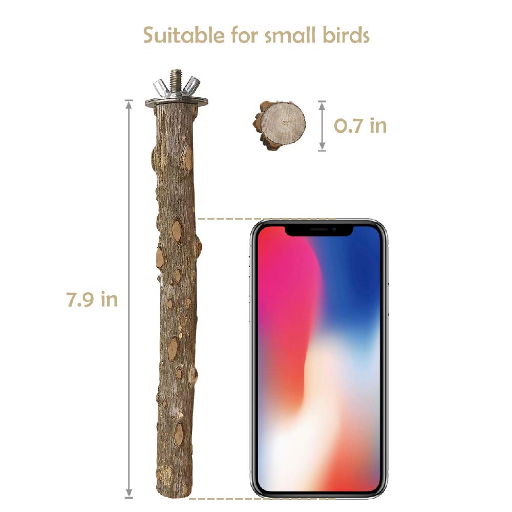 LIMIO Wood perch thickness 0.7 inch provides sturdy support