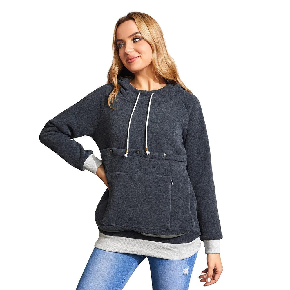 LINYUCHEN unisex-sweatshirt-outer-material shows warm all-day wear.