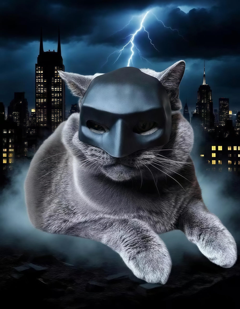 LINHUNCAT cat mask pet influencer photoshoots showcase expressive poses