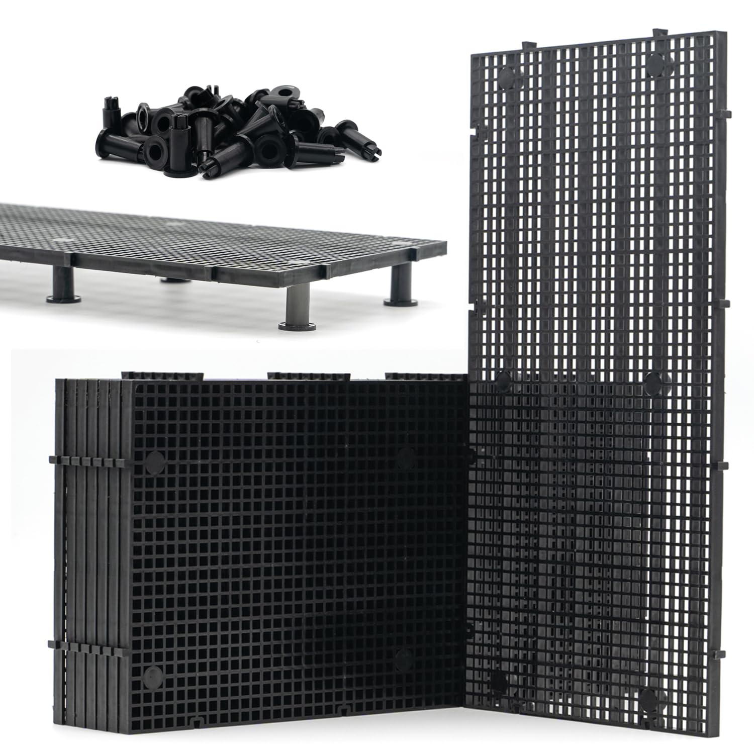 LINLAN aquarium grid 8 pieces for customizable divider configurations in any tank