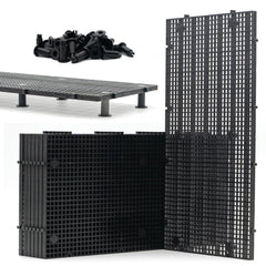 LINLAN aquarium grid 8 pieces for customizable divider configurations in any tank