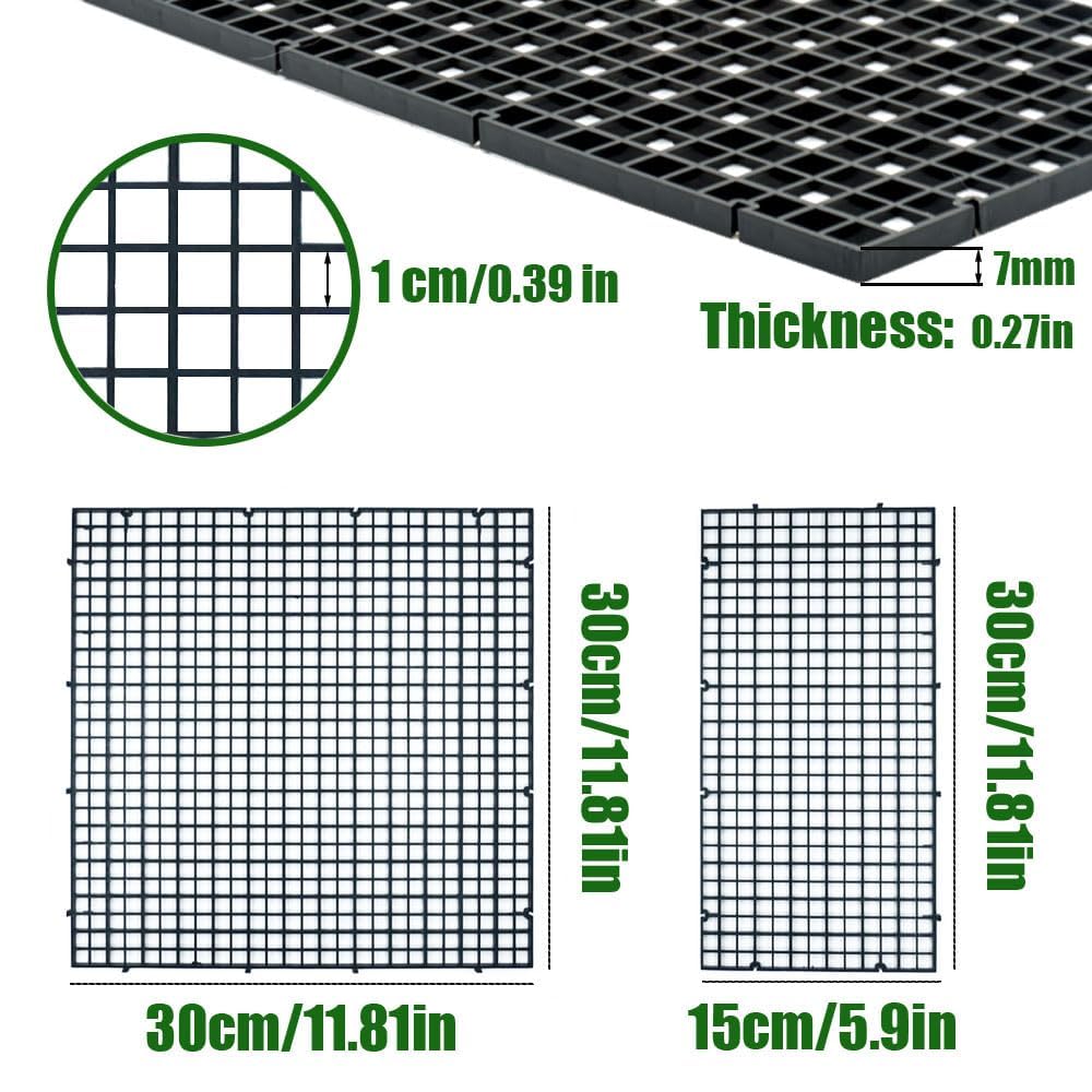 LINLAN aquarium grid cut-to-fit demonstrates easy customization for precise sizing