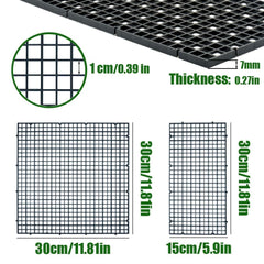 LINLAN aquarium grid cut-to-fit demonstrates easy customization for precise sizing