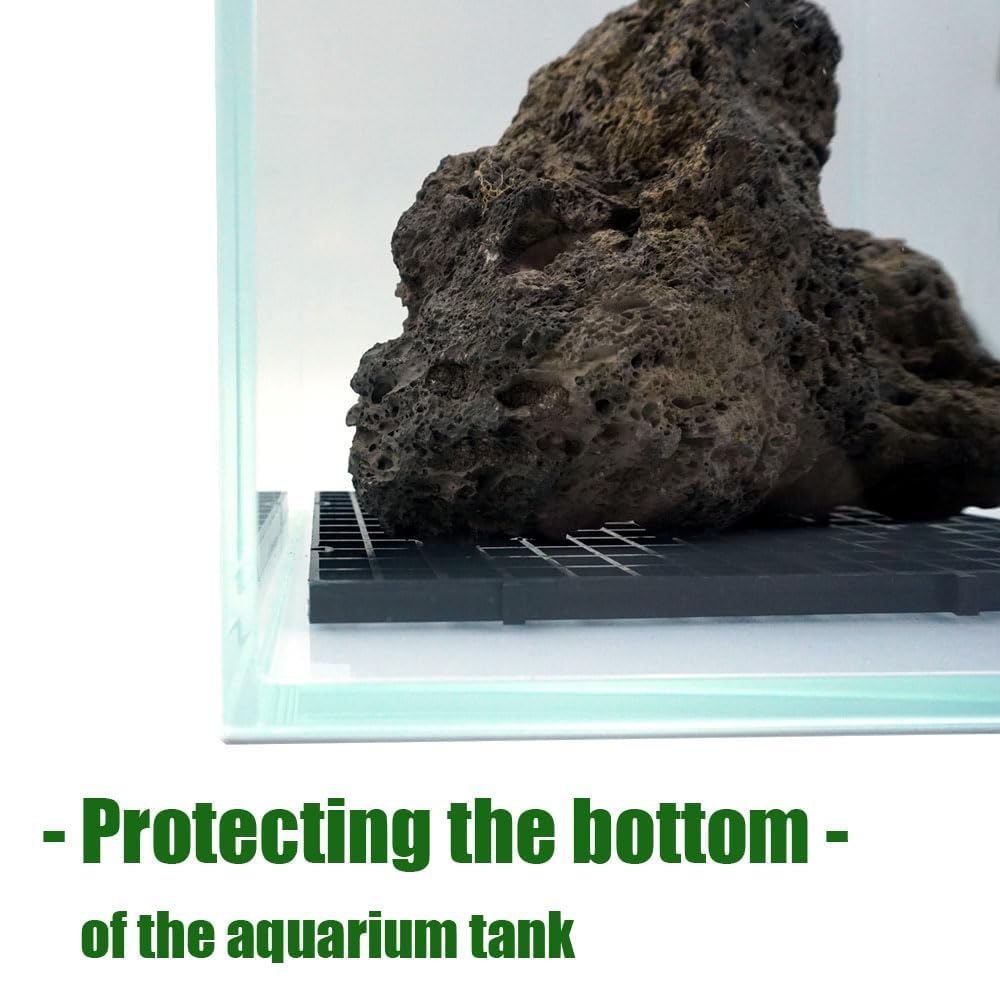 LINLAN grid-based bottom protection supports decor and protects tank floor