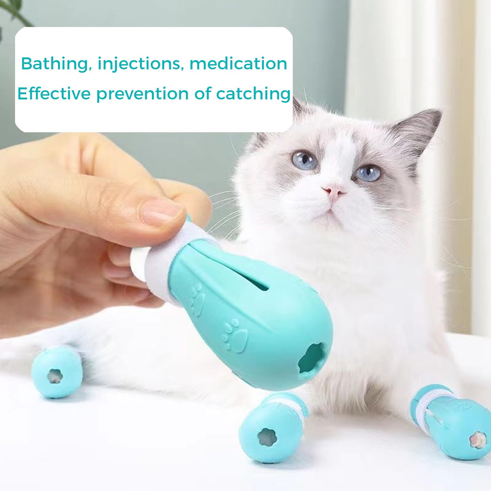 Linyuearui silicone paw boot close-up emphasizing safe, durable paw protection material.