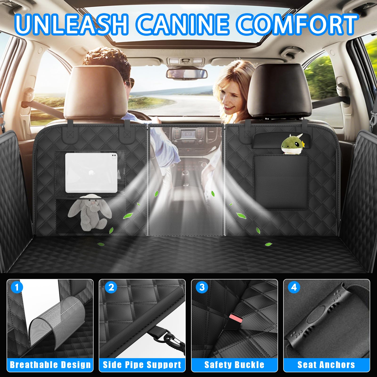 Linzdvay side tube design prevents sagging and door scratches.