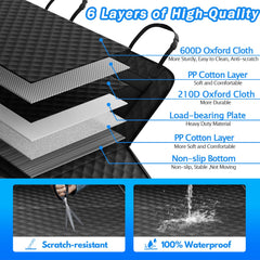 Linzdvay waterproof seat cover protects interior and fur during trips.