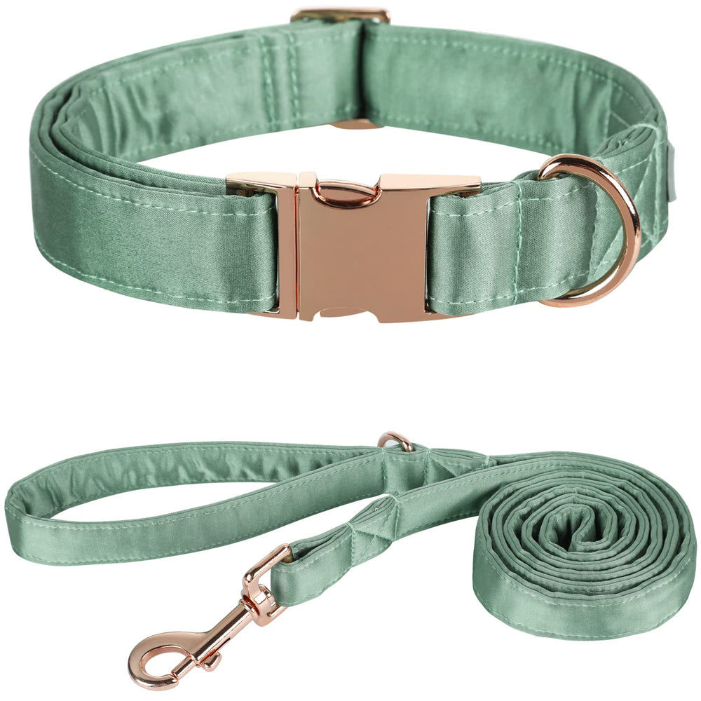 Lionet Paws silk dog collar close-up highlights soft fabric for everyday comfort.