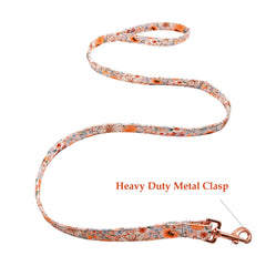 Lionheart glory strong dog leash floral close-up showing stainless steel buckle for secure walks
