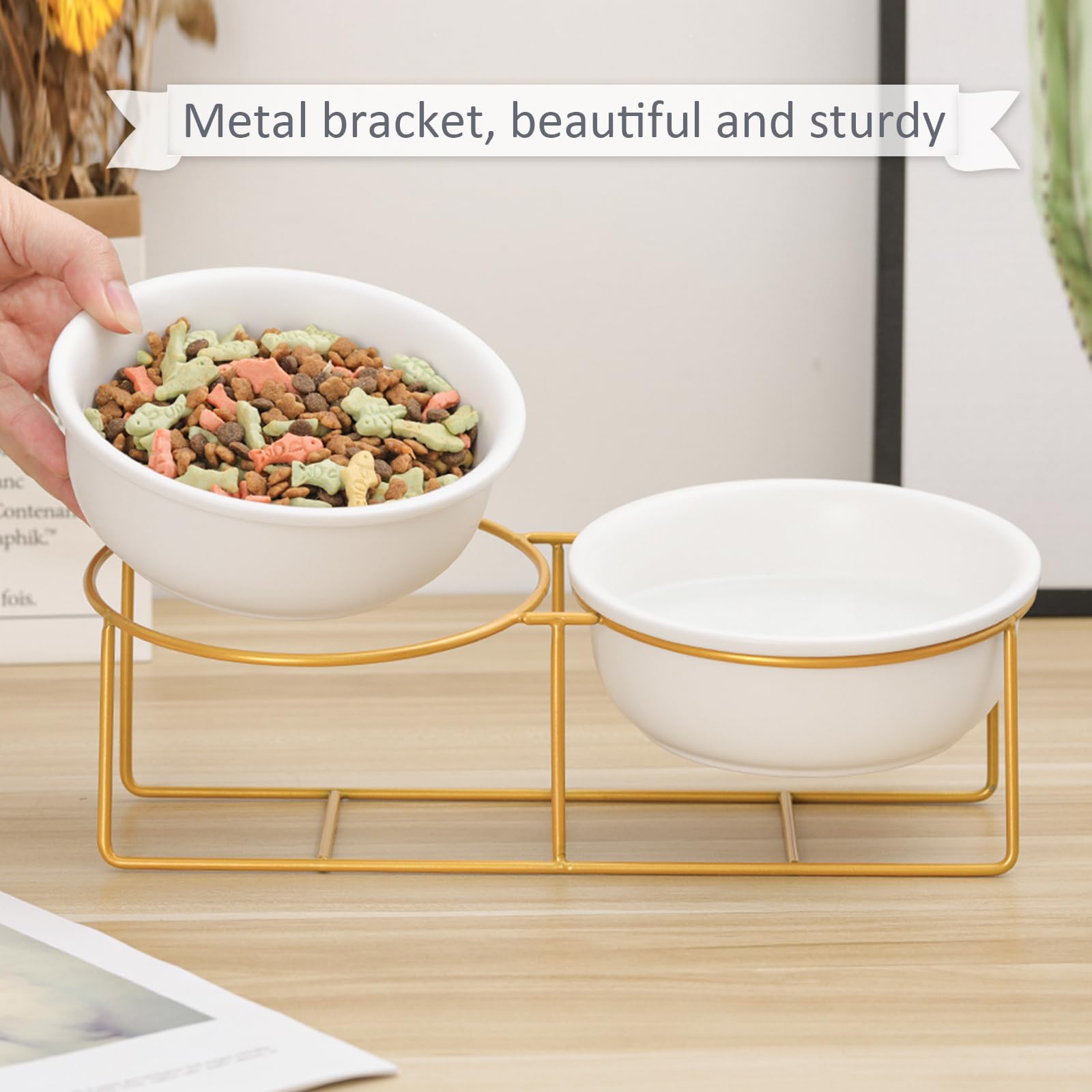 LIONWEI anti tip stand keeps bowls steady during meals
