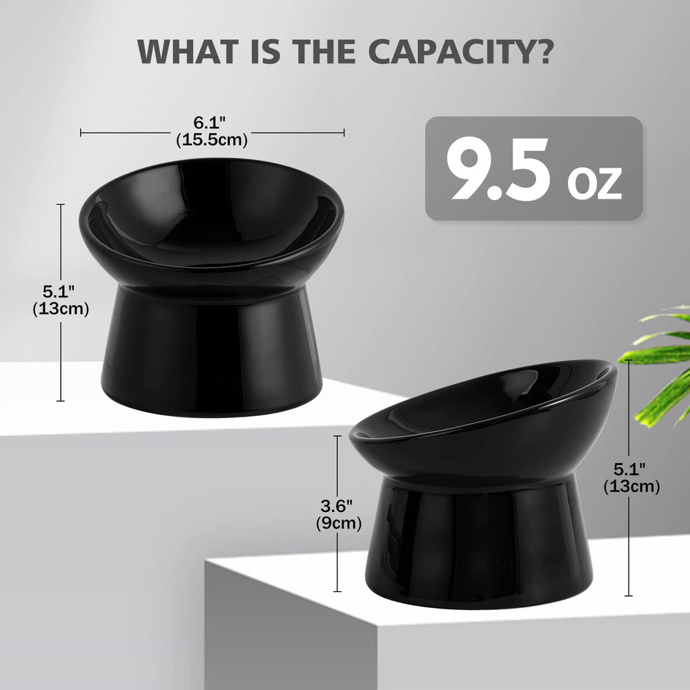 LIONWEI elevated feeding stand side-angle supports comfortable dining.