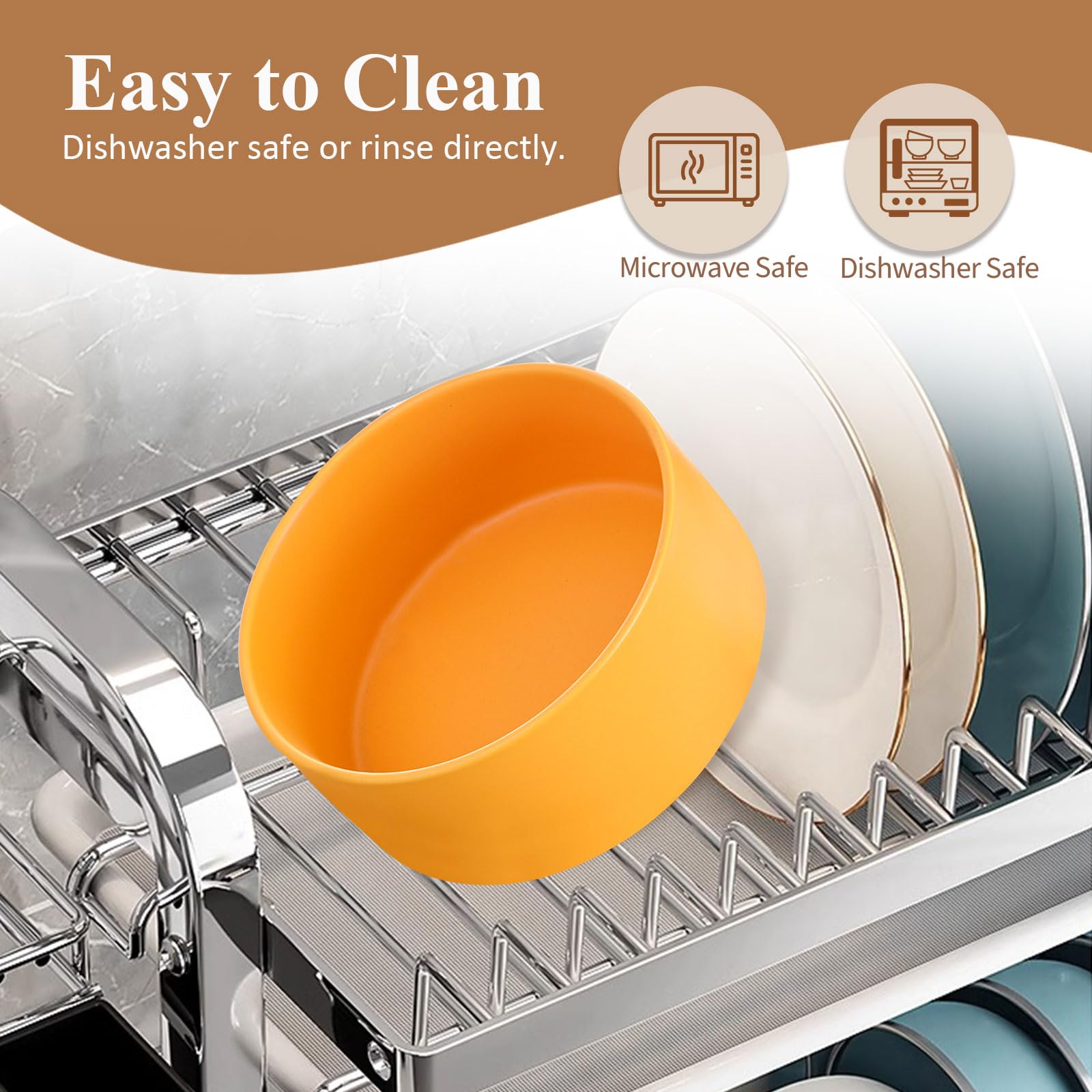 Lionwei porcelain cat bowl features 2.75-inch depth for comfortable eating.