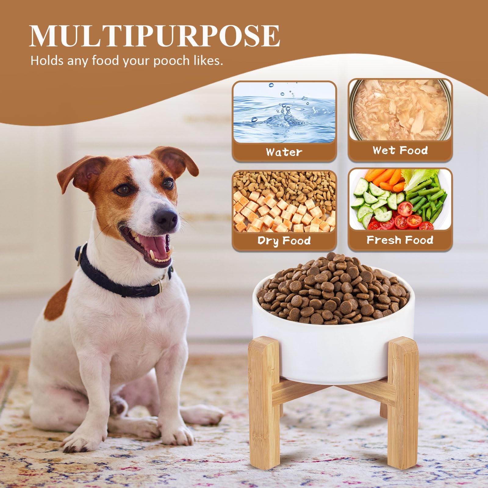 Lionwei smooth-surface cat bowl is easy to clean and maintain.