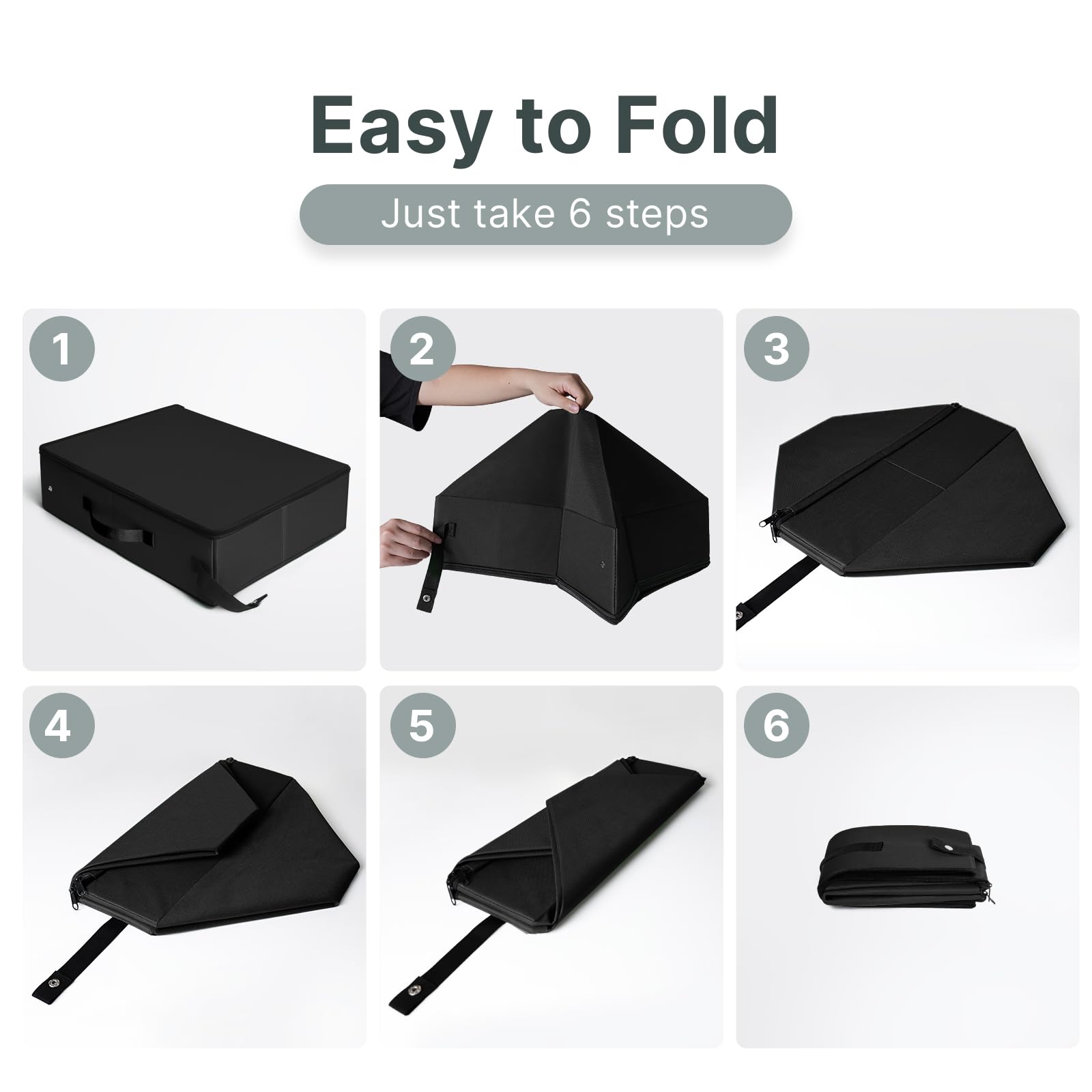 LIOOPET odor-control-lid on portable litter box helps contain odors while traveling.