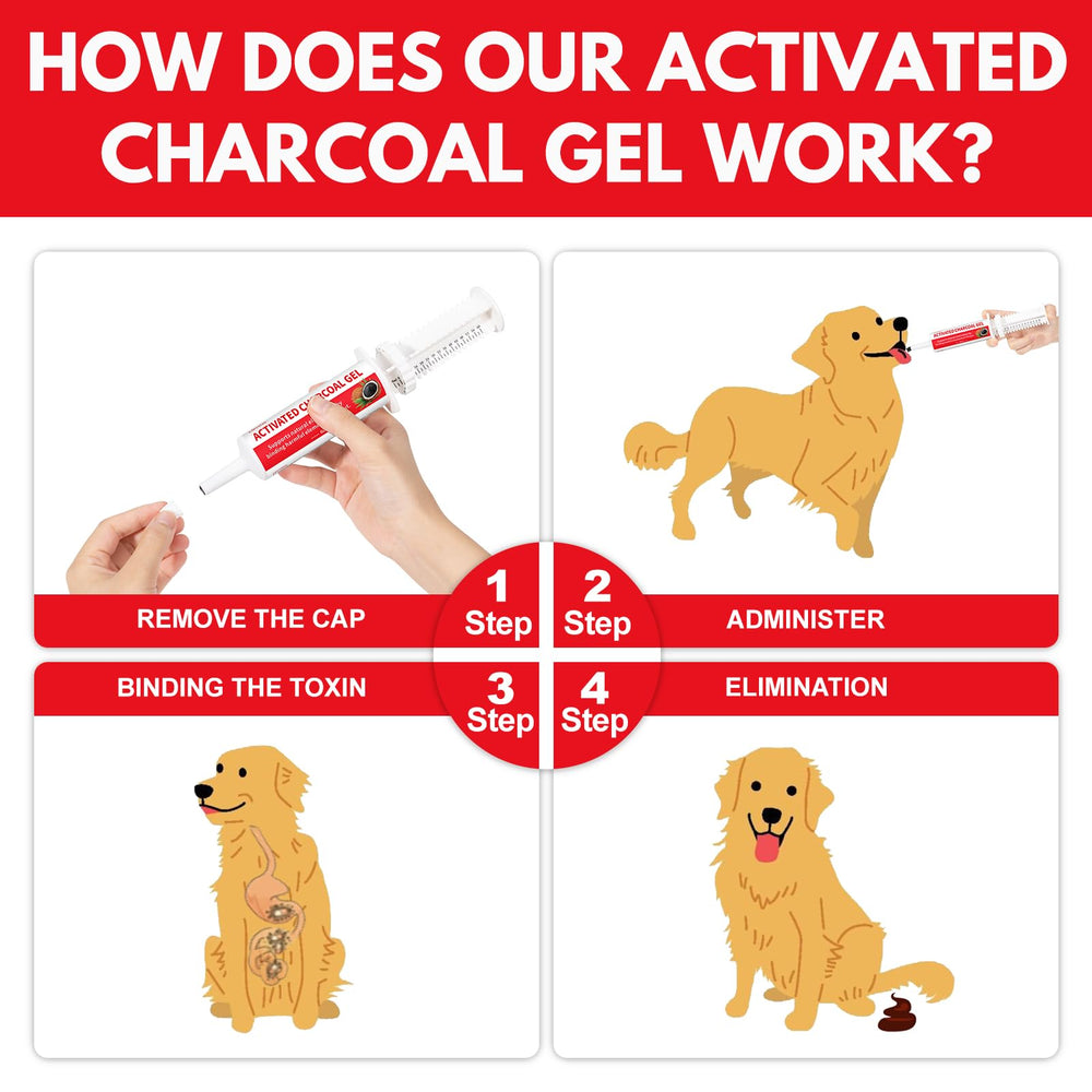 Liovsiso on-the-go emergency use charcoal for pets