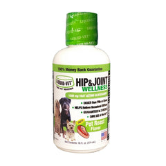 LiquidVet K9 Hip and Joint Wellness pot roast bottle front for easy daily joint support.