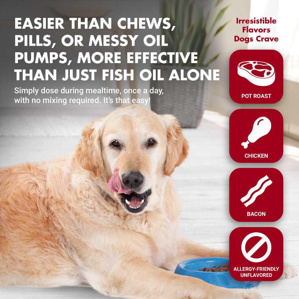 Close-up of the easy-dosing cap on LIQUID-VET bottle for mess-free use