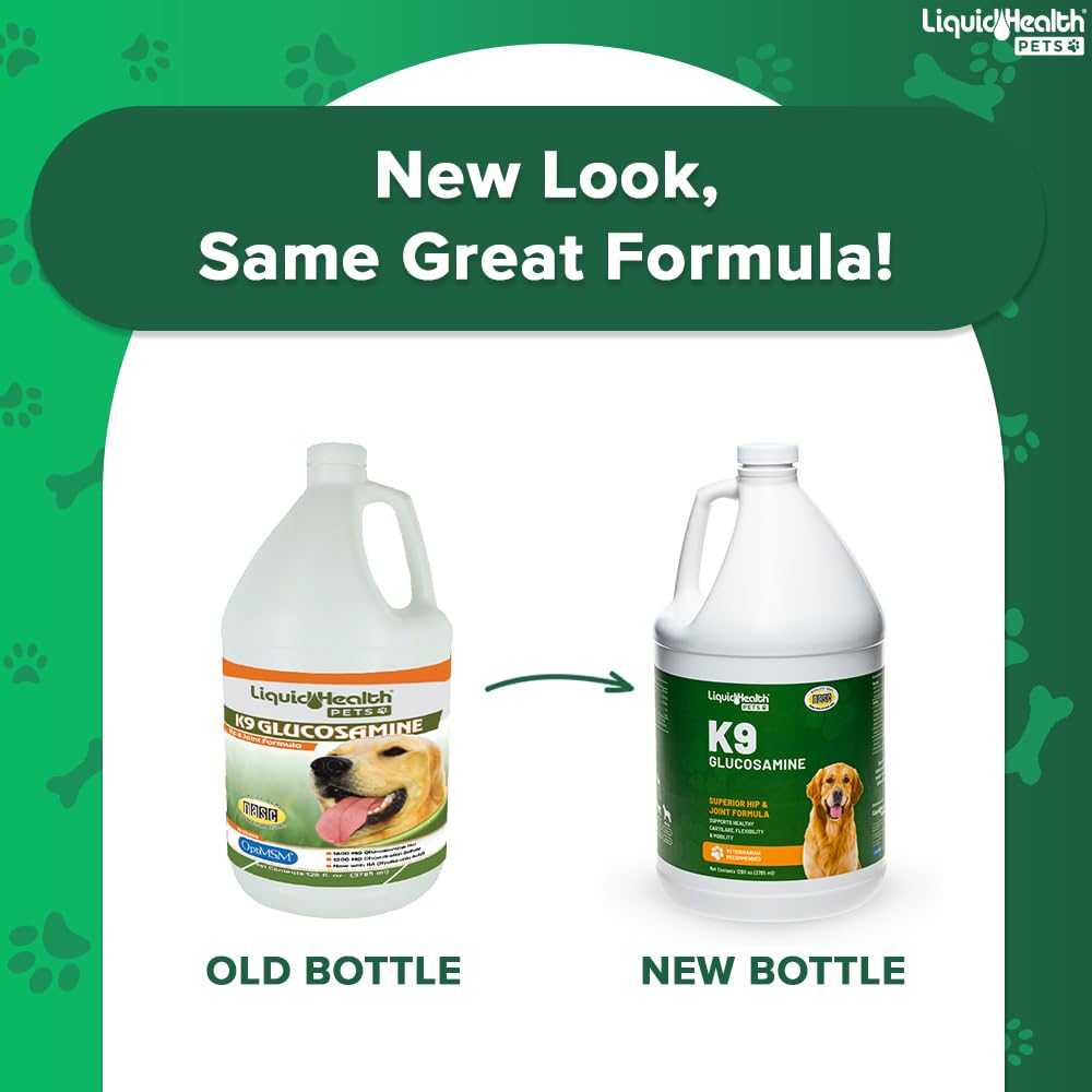 LIQUIDHEALTH gallon packaging communicates long-term value for joint care.
