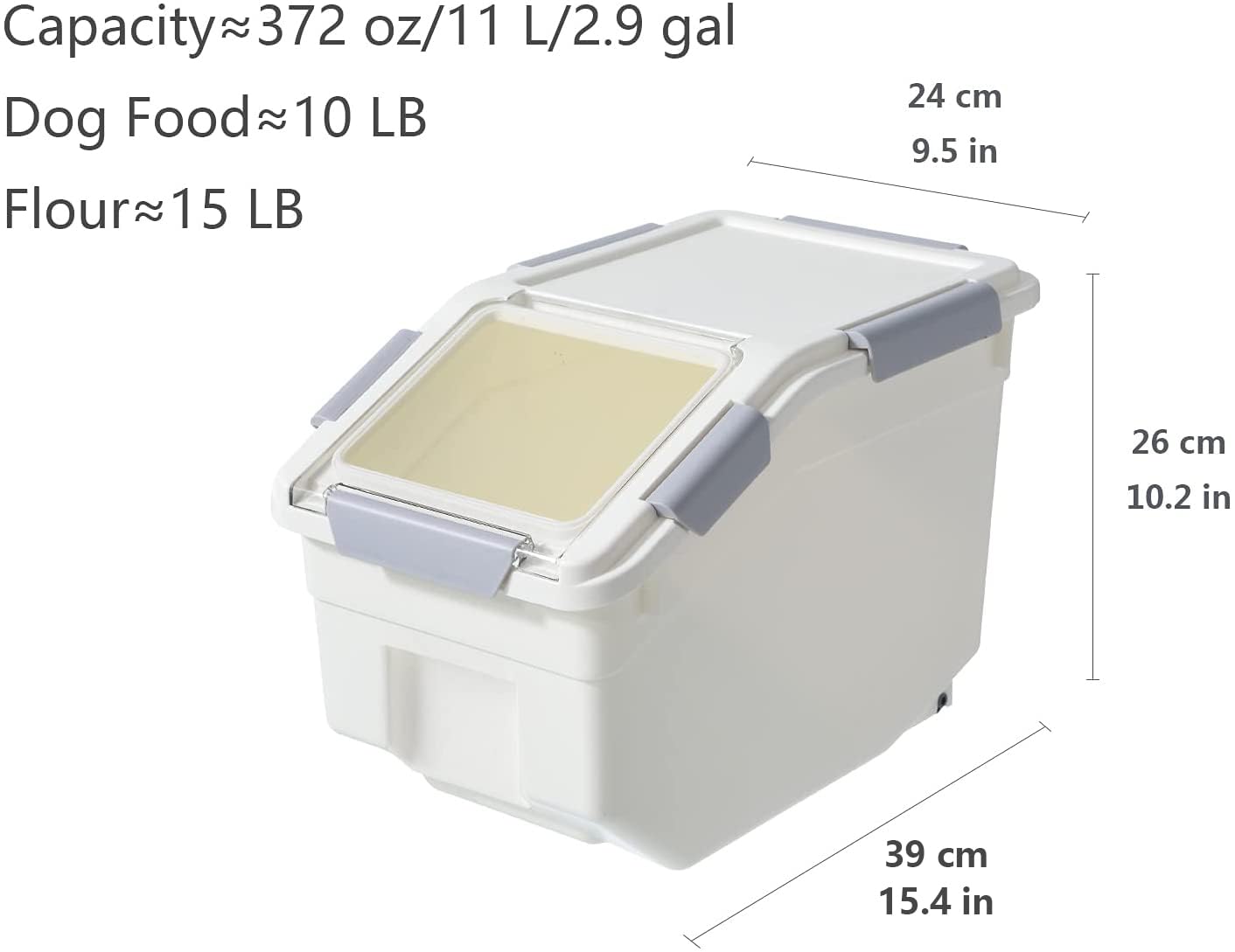 LISM measuring cups included improve portion control and convenient meal prep.