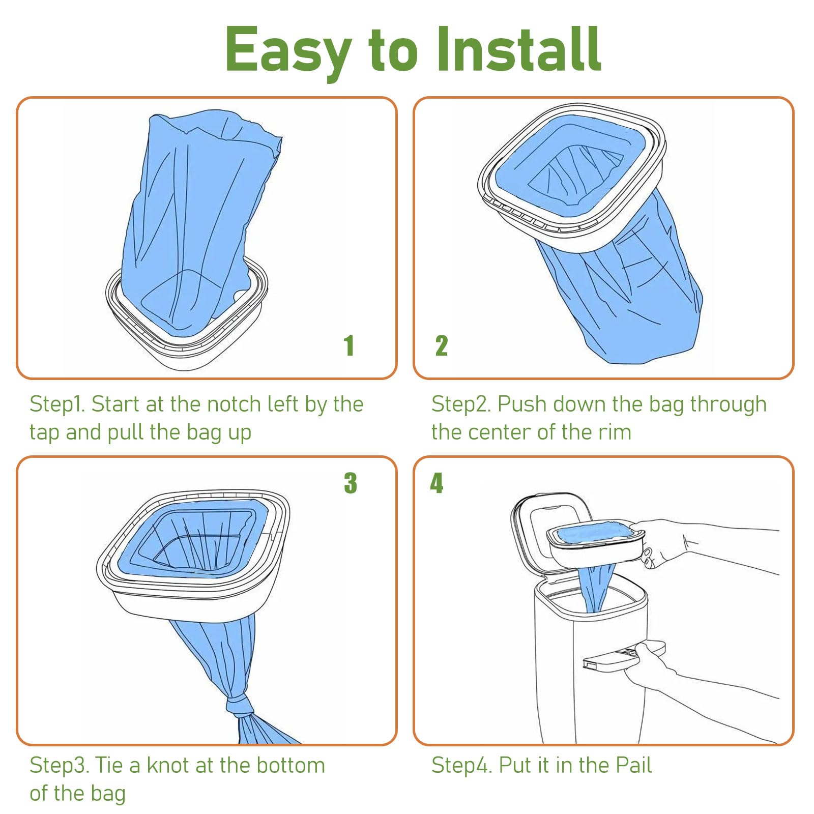 Lisyee unscented cat litter bags suitable for sensitive spaces.