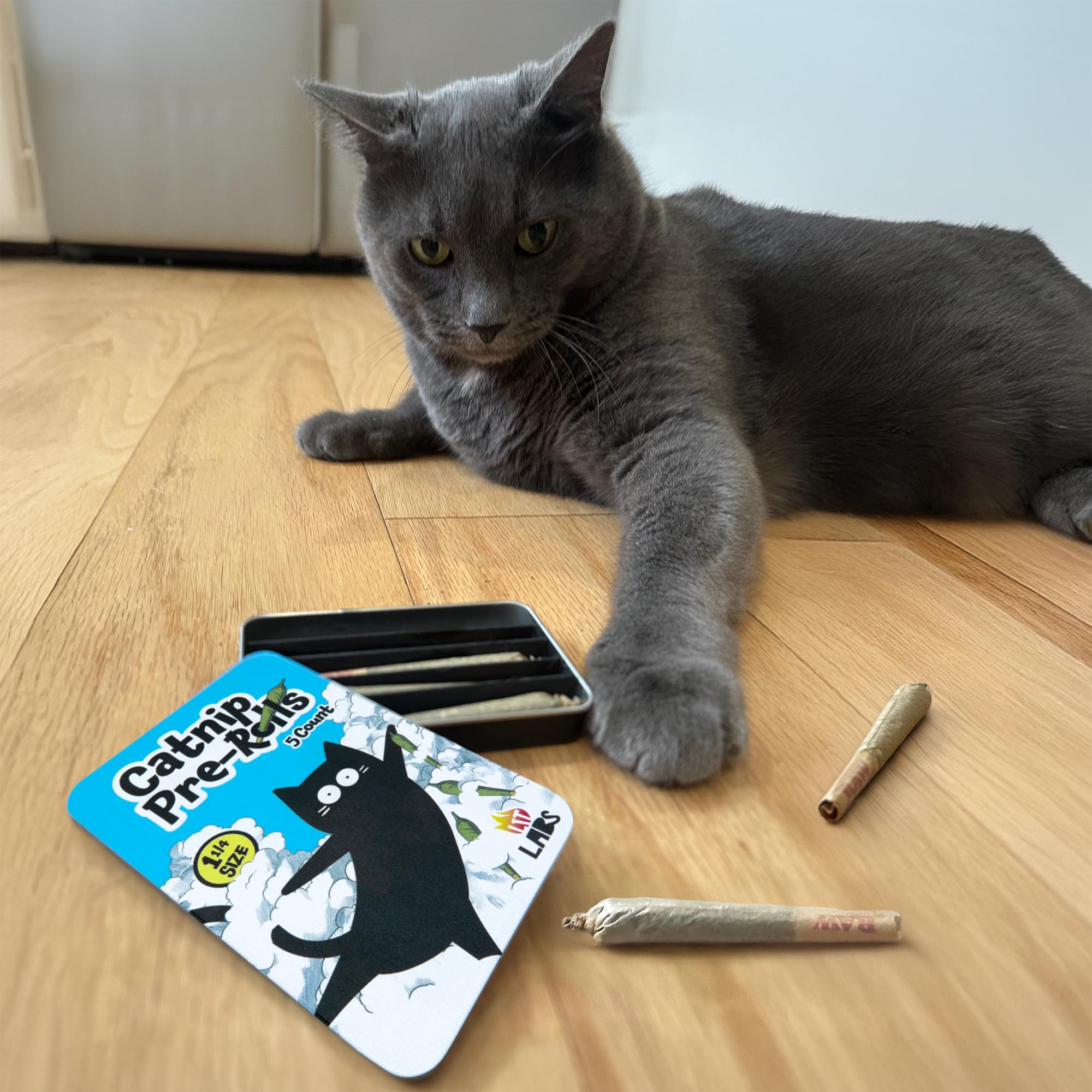 LIT LABS Catnip Joints gift-ready box signals a fun, shareable present.