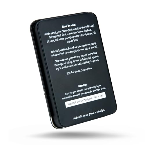 LIT LABS Catnip Joints pre-rolls arranged sparks cat curiosity and playful exploration.