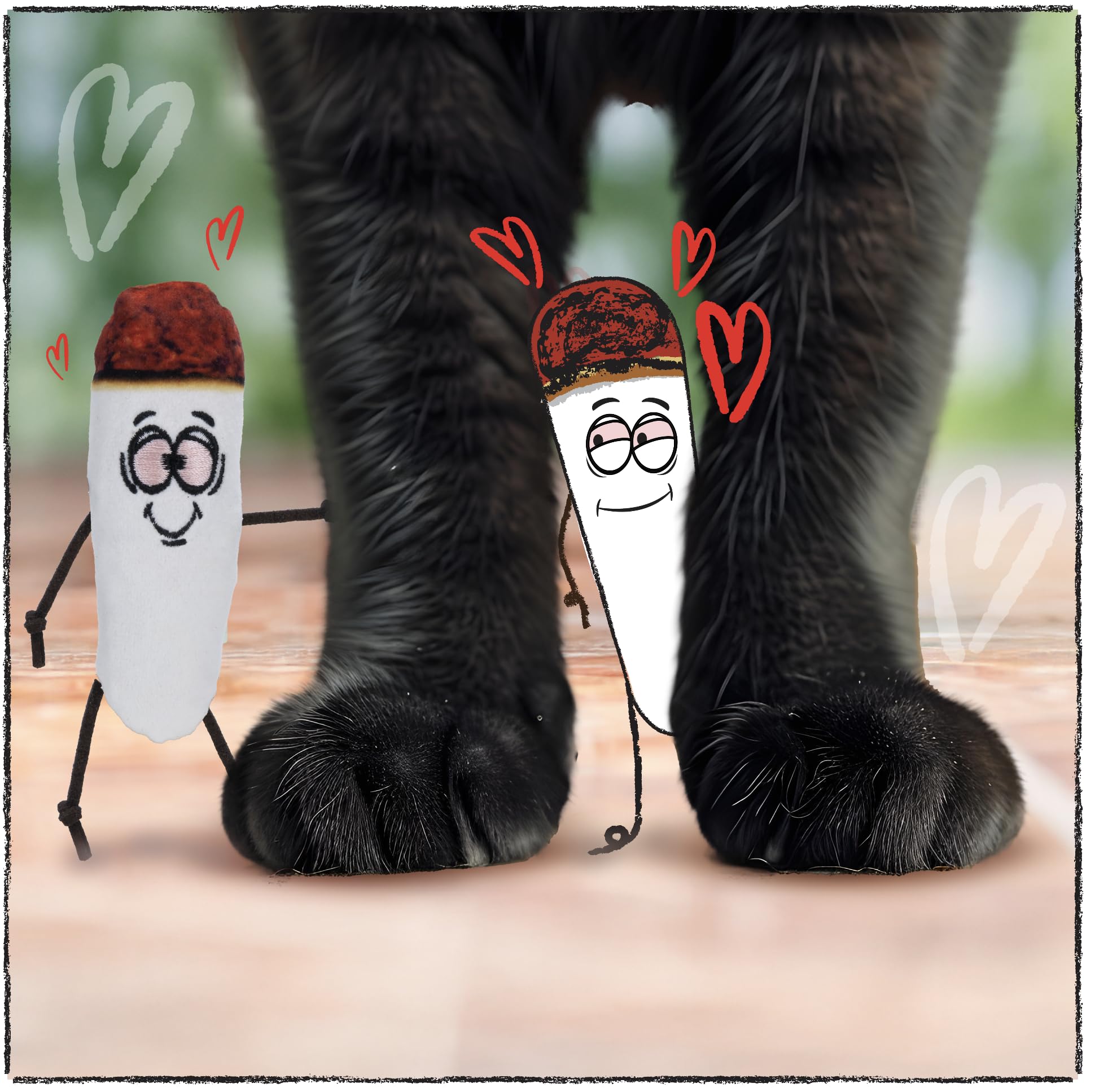 LIT LABS Kittie Doobs Love dried catnip leaves show natural, feline-friendly herb for sniffing.