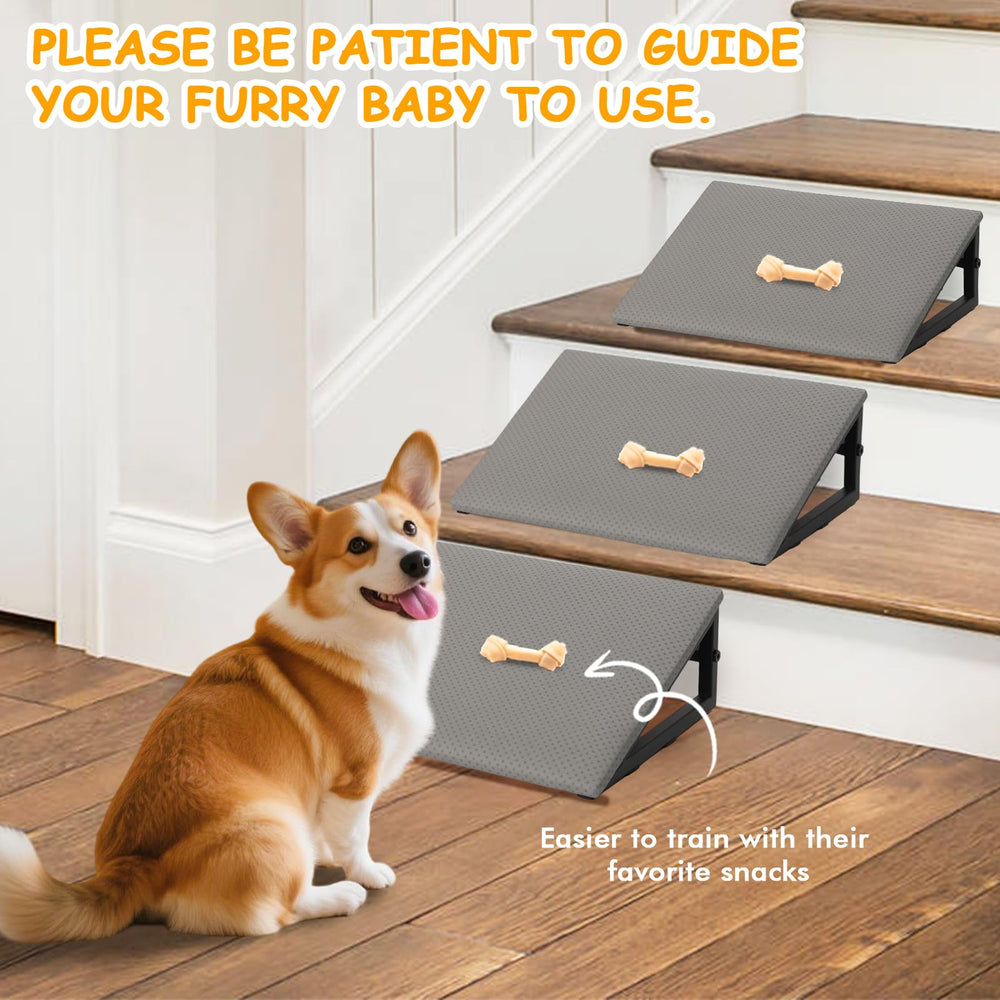 LitaiL dog ramps wide compatibility supports two ramps side-by-side for larger pets.