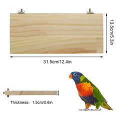 Litewoo natural wood perch material highlighting authentic texture for pets