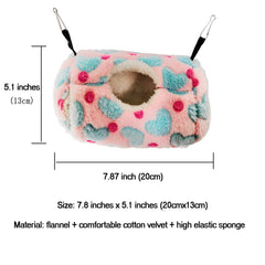 Litewoo small animal hammock hanging clip demonstrates secure attachment in cages.