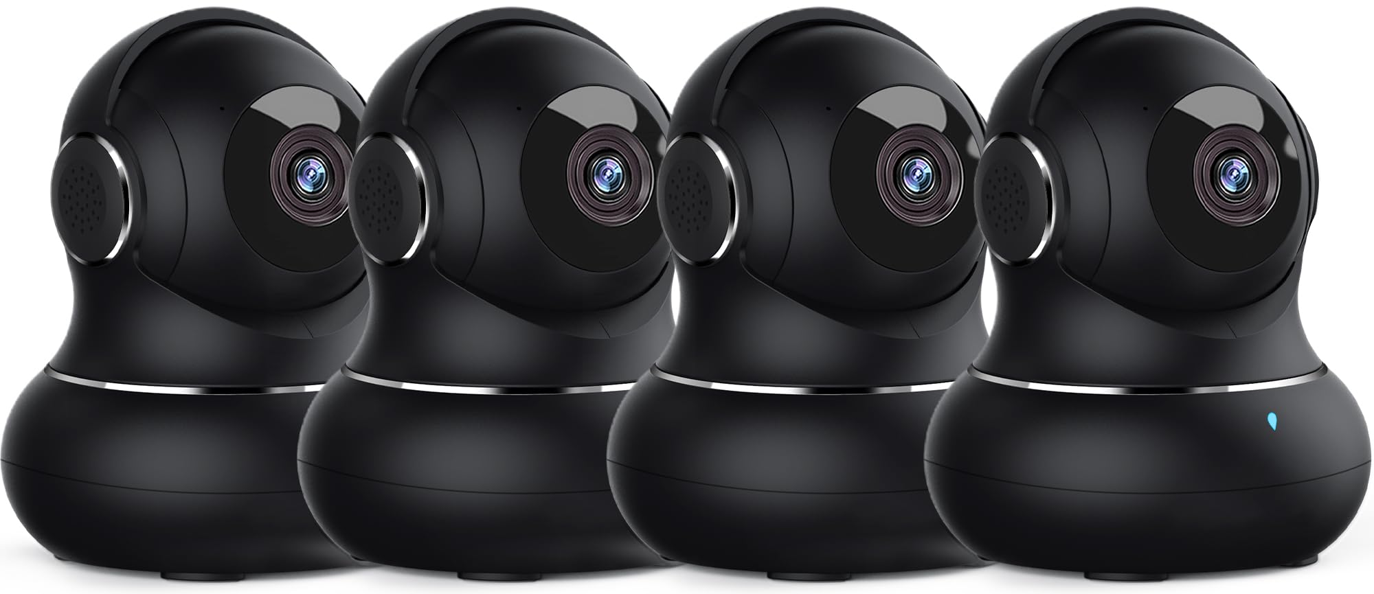 Litokam 2K indoor camera with 360° pan-tilt for full-room coverage