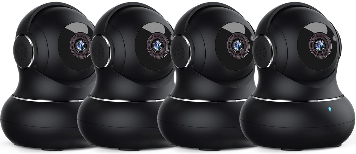 Litokam 2K indoor camera with 360° pan-tilt for full-room coverage