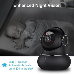 Litokam 2K camera two-way audio for conversations with family