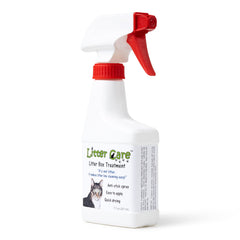 Litter Care quick-drying application on a litter box enables faster maintenance.
