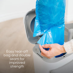 Litter Genie refill uses 80% less plastic than square refills